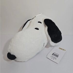 Peanuts Snoopy Weighted Massage Pillow Snoopy Head Plush 15" Long New